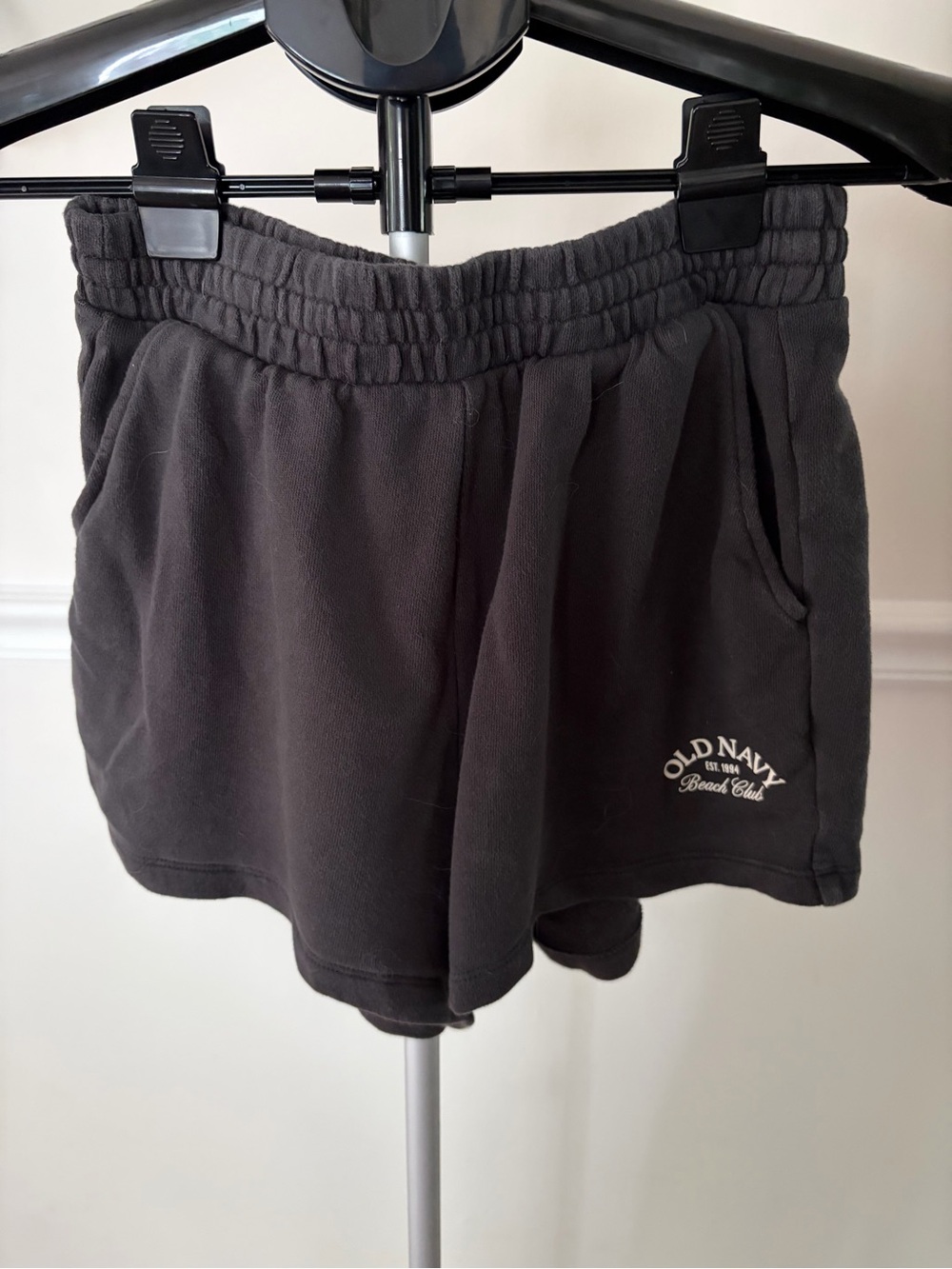 Old Navy Charcoal Gray Elastic-Waist Athletic Shorts